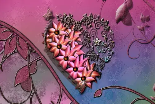 fondo de pantalla de corazones