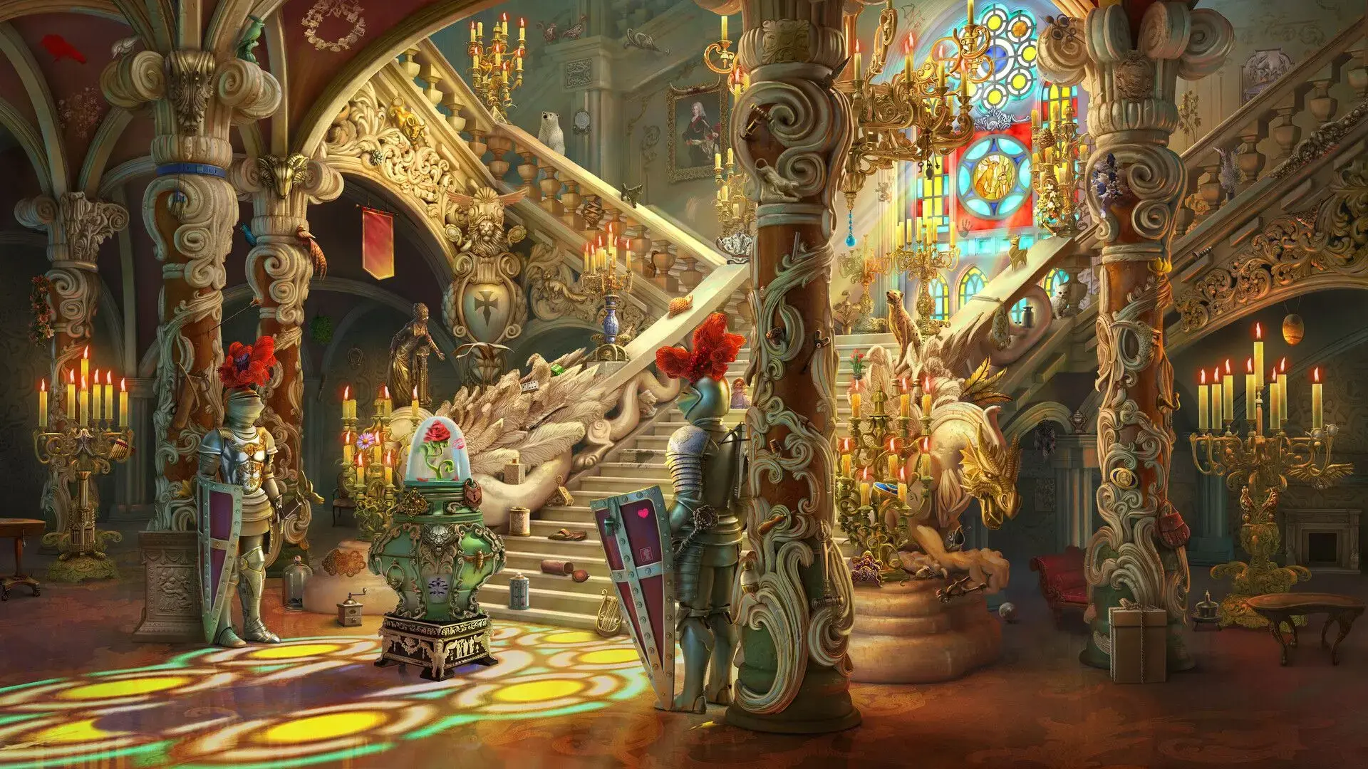 Fondos de La Bella y La Bestia